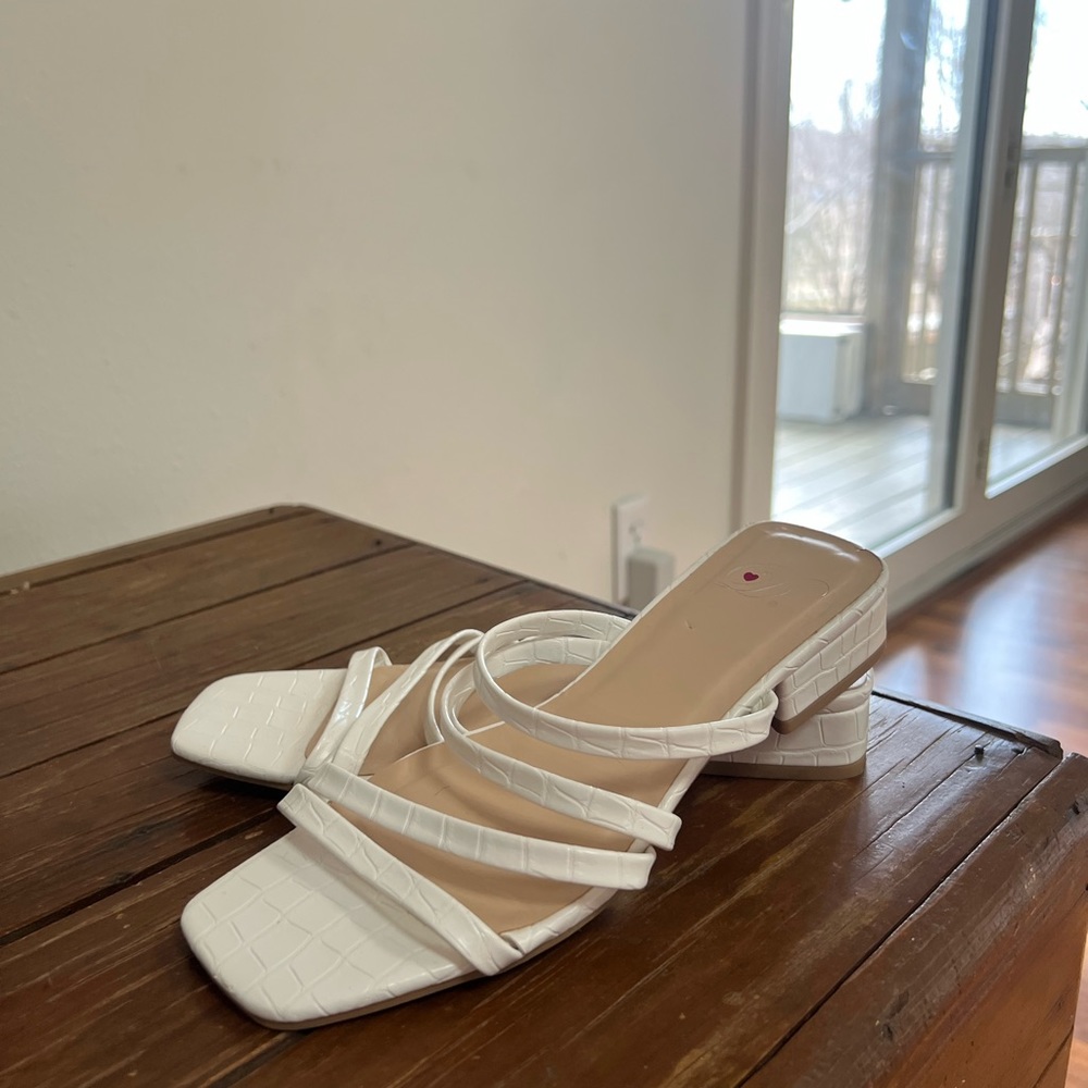 Elegant White Women's Sandals